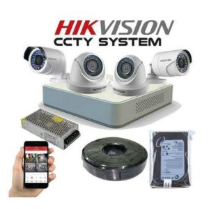 HIKvision 4channel Full HD CCTV Cameras Kit