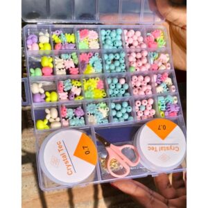 6000 Pcs Clay Beads for Bracelet Making Kit