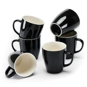 6 PCS Mugs Coffee Cups Tea Cups Ceramic