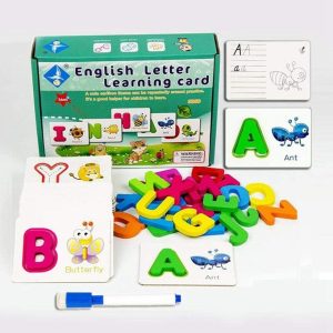 English Letter Learning Cards