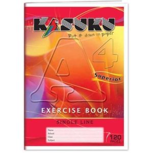 Kasuku A4 120 Pages Exercise Book (BOX-102 Pcs) Ruled