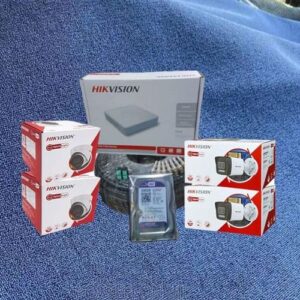 Hikvision Weatherproof 1080P Full HD 2MP Hybrid Colored Night VisionCCTV Cameras Complete Security Surveillance System Kit