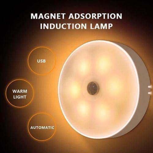 Motion Sensor LED Night Light USB Rechargeable