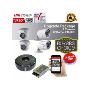 Hikvision 4 Turbo Hd Cameras Complete Full System Package Kit