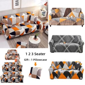 Stretch Plaid Sofa Slipcover