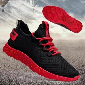 Bold colorway breathable sneaker