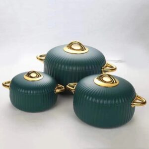 3pcs Stylish Hotpots Casserole