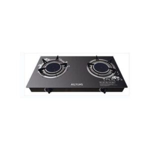 Glass Top Infrared Double Burner Gas Stove