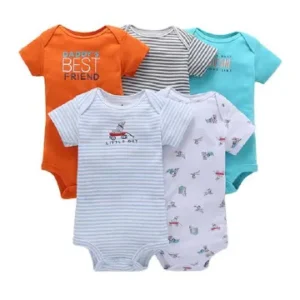 5 Pieces Baby Bodysuits / Onesies Set
