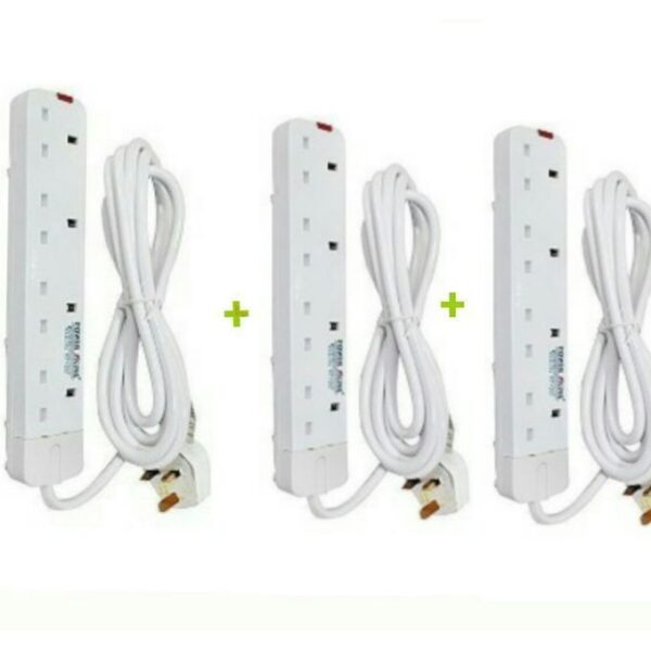 Power King Heavy Duty 4-Way Extension Cable