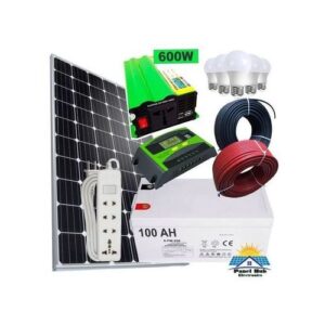 Sunlight Solar 100W Full Kit with 100AH Battery