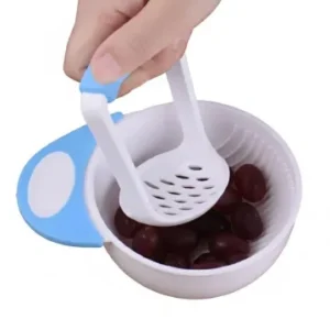 Baby Food Masher & Grinding Bowl Set – BPA-Free Portable Food Maker