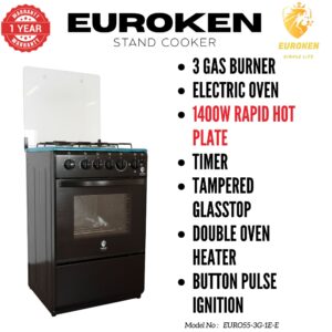 Euroken 50L Gas Cooker
