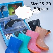 Kids PVC Rain Gumboots (Size 25-36)