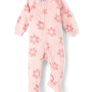 Footed fleece sleepsuit