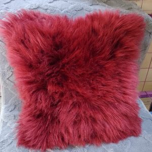 Fluffy Hair throw pillow