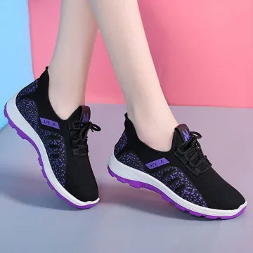 ASSKLO Rubber Flat Shoes Canvas Shoes Women