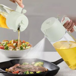 Oil Dispenser Bottle Glass Oil Spray Bottle 470ml