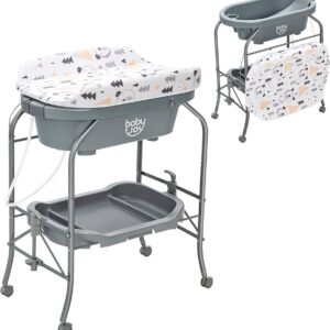 Foldable baby bath station