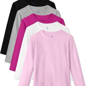 5pc long sleeve tees
