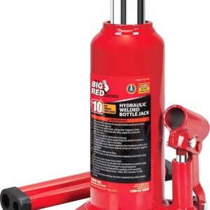 10-ton hydraulic jack.