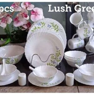 Diva dinner set 39pcs Lush green