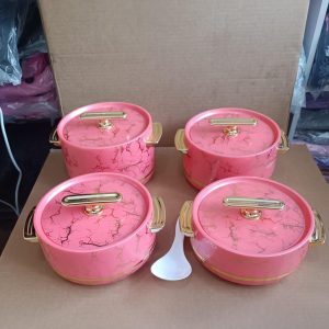 4 pcs infinite insulated hotpot set