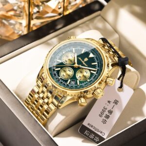 POEDAGAR 960;Designed to be waterproof, this watch is suitable for various activities, including swimming and rainfall