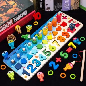 6 in 1 Montessori learning board