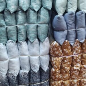 Fiber-Filled Decorative Cushions Throw Pillows 5pcs
