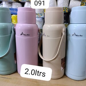 Plastic bodied 2l thermos