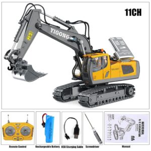Rechargeable excavator toy