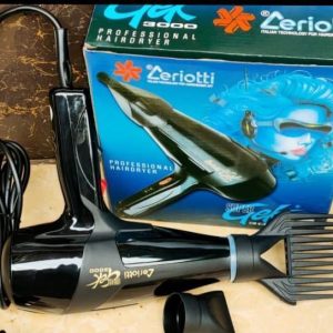 Gek Ceriotti Hair Dryer Blow Dry 3000 Straightener Black