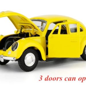 Alloy Volkswagen Beetle Diecast Toy Car-Yellow