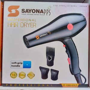 Sayona professional HAIR BLOW DRIER 2000W HIGH QUALITY SOFT GRIP HANDLE