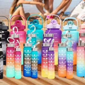 4 in 1 Motivational Water bottles