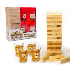 Drunken Jenga Tower Game with Drinking Glasses (adult)